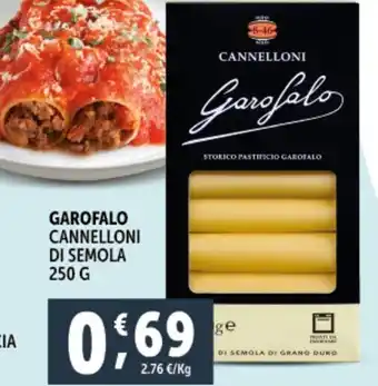 Deco Supermercati GAROFALO Cannelloni di semola offerta