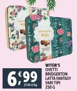 Deco Supermercati WITOR'S ovetti bridgerton latta fantasy vari tipi offerta