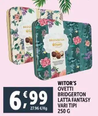 Deco Supermercati WITOR'S ovetti bridgerton latta fantasy vari tipi offerta