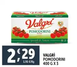 Deco Supermercati Pomodorini interi VALGRÌ offerta