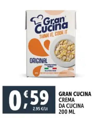 Deco Supermercati GRAN CUCINA crema da cucina offerta