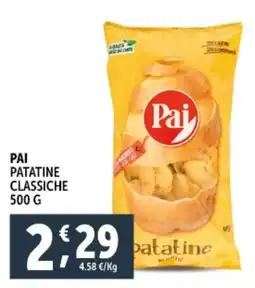 Deco Supermercati Patatine classiche PAI offerta