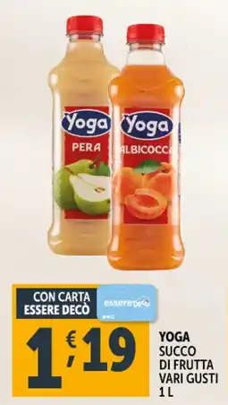 Deco Supermercati YOGA succo di frutta vari gusti offerta