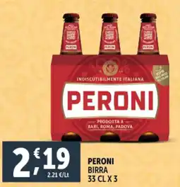 Deco Supermercati PERONI Birra offerta