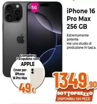 Expert iPhone 16 Pro Max 256 GB offerta