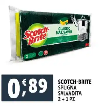 Deco Supermercati SCOTCH-BRITE Spugna salvadita offerta