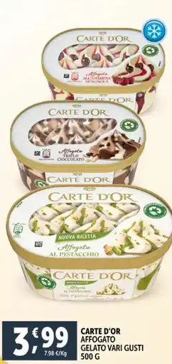 Deco Supermercati CARTE D'OR Affogato gelato vari gusti offerta