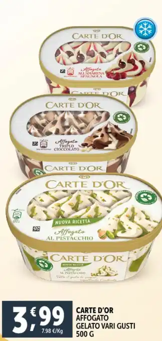 Deco Supermercati CARTE D'OR Affogato gelato vari gusti offerta