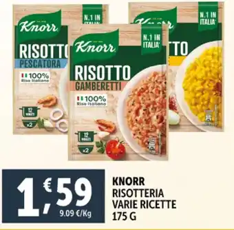 Deco Supermercati Knorr risotteria varie ricette offerta