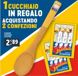 Deco Supermercati 3 cuochi zafferano 3 bustine offerta