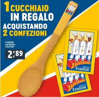 Deco Supermercati 3 cuochi zafferano 3 bustine offerta