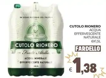 Eté CUTOLO RIONERO Acqua effervescente naturale offerta