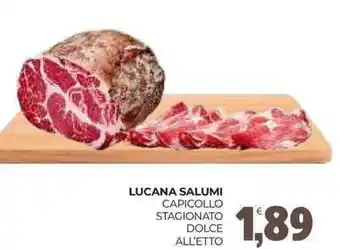 Eté Lucana salumi capicollo stagionato dolce offerta