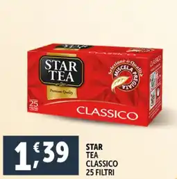 Deco Supermercati STARSTAR TEA tea classico 25 filtri offerta