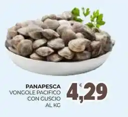 Eté Panapesca vongole pacifico con guscio offerta