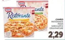 Eté Cameo ristorante pizza vari gusti e grammature offerta