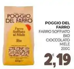 Eté Poggio del farro farro soffiato bio cioccolato miele offerta