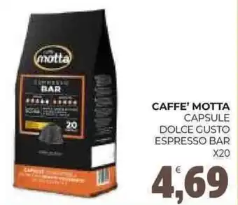 Eté Caffe' motta capsule dolce gusto espresso bar x20 offerta