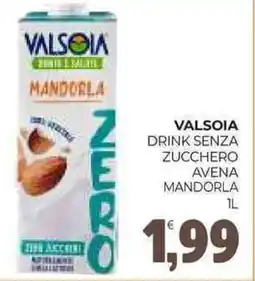 Eté Valsoia drink senza zucchero avena mandorla offerta