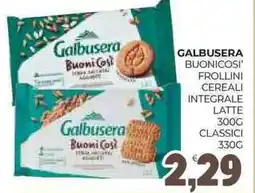 Eté Galbusera buonicosi frollini cereali integrale latte offerta