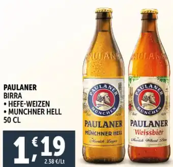 Deco Supermercati Paulaner birra offerta