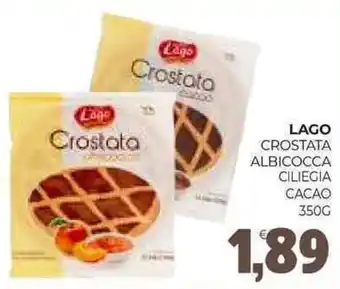 Eté Lago crostata albicocca ciliegia cacao offerta