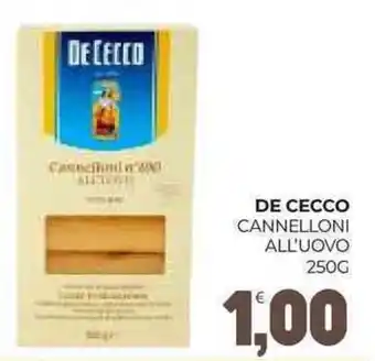 Eté De cecco cannelloni all'uovo offerta