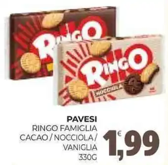 Eté Pavesi ringo famiglia cacao/nocciola/ vaniglia offerta