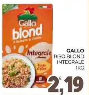 Eté Gallo riso blond integrale offerta