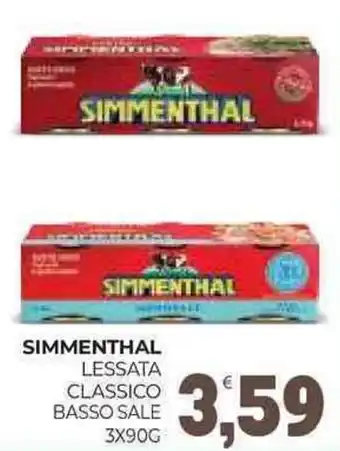 Eté Simmenthal lessata classico basso sale offerta