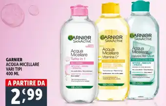 Deco Supermercati Garnier acqua micellare vari tipi offerta