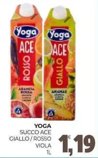 Eté Yoga succo ace giallo/rosso viola offerta