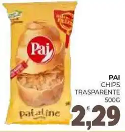 Eté Pai chips trasparente offerta