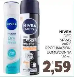 Eté Nivea deo spray varie profumazioni uomo/donna offerta