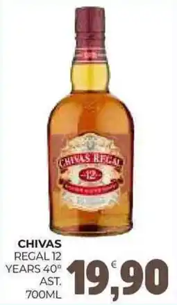 Eté Chivas regal 12 years 40° ast. offerta