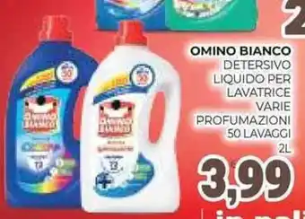 Eté Omino bianco detersivo liquido per lavatrice offerta