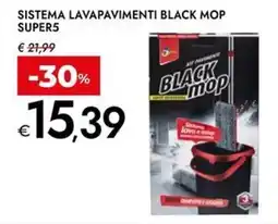 Bennet Sistema lavapavimenti black mop SUPER5 offerta