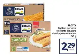 Pam FROSTA filetti di merluzzo croccante panatura classica/con rosmarino offerta