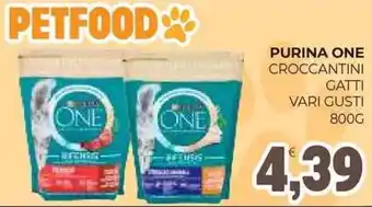 Eté Purina one croccantini gatti offerta