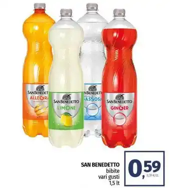 Pam SAN BENEDETTO bibite vari gusti offerta