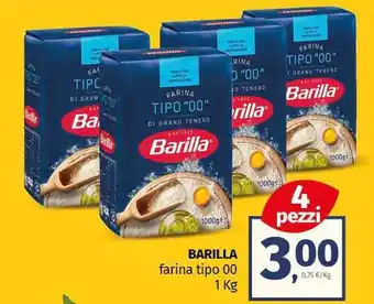 Pam BARILLA farina tipo 00 offerta