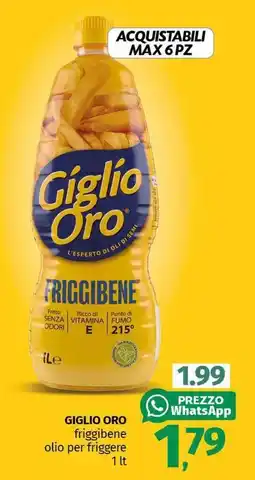 Pam GIGLIO ORO friggibene olio per friggere offerta