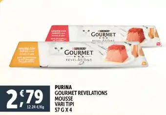 Deco Supermercati Purina gourmet revelations mousse vari tipi offerta