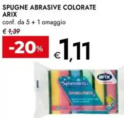 Bennet Spugne abrasive colorate arix offerta