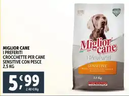 Deco Supermercati Miglior cane i preferiti crocchette per cane sensitive con pesce offerta