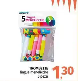 Pam TROMBETTE lingue menelicche 5 pezzi offerta