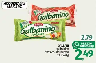 Pam GALBANI galbanino classico/affumicato offerta