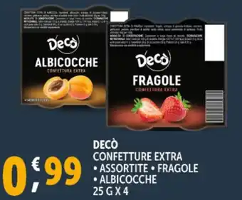 Deco Supermercati Decò confetture extra offerta