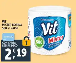 Deco Supermercati Vit mister bobina 500 strappi offerta