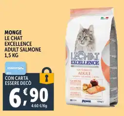 Deco Supermercati Monge let chat excellence adult salmone offerta